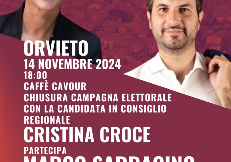 Elezioni Regionali Umbria Candidata consiglio Cristina Croce