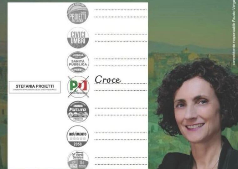 Elezioni Umbria 24 Candidata al consiglio regionale Cristina Croce