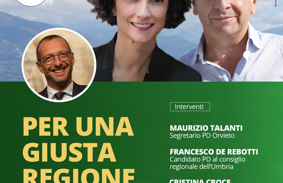 elezioni regionali rapporto Incontro con Matteo Ricci del 10 nov