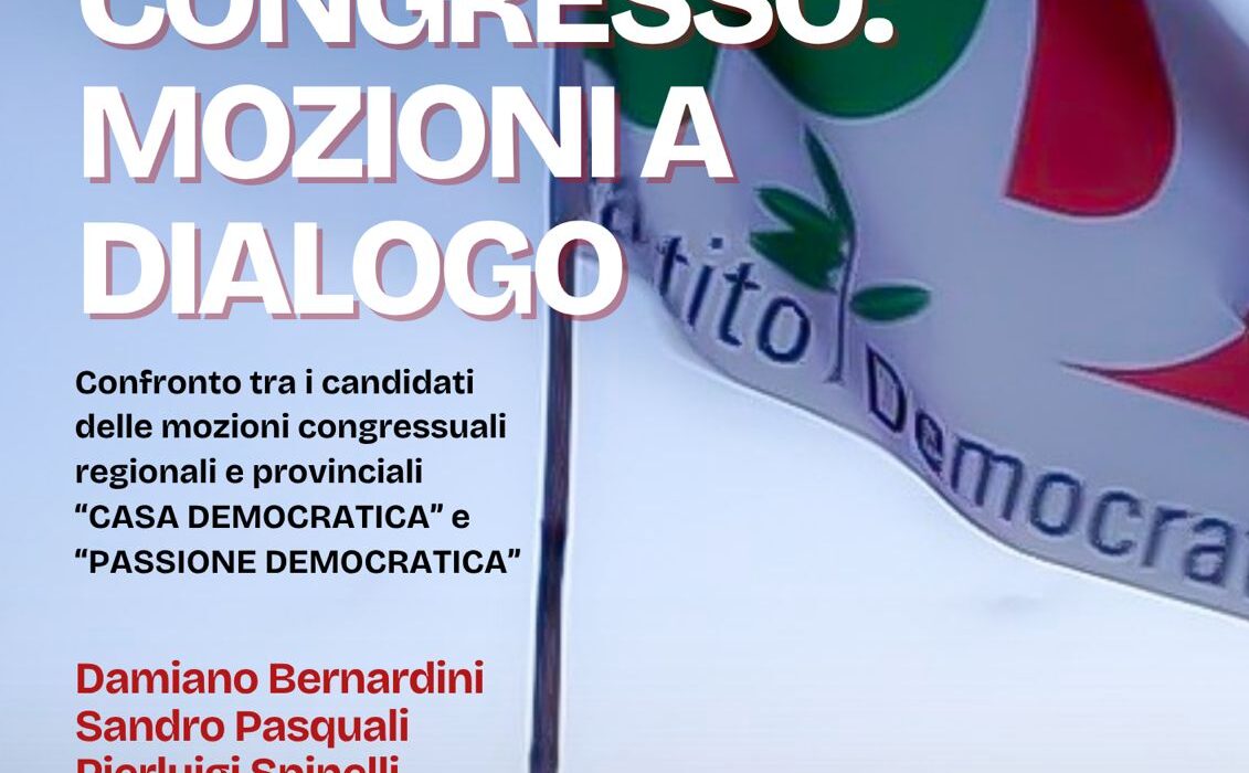 Congresso Regionale del PD Umbria Candidati e Mozioni