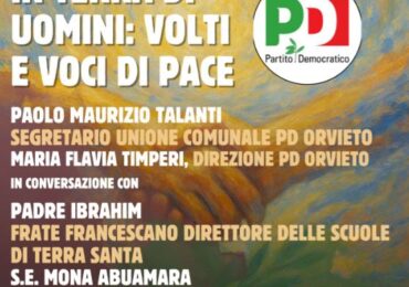 VOLTI E VOCI DI PACE 31ott ore 21,30 Sala Carmine Orvieto