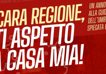 Cara Regione ti aspetto a casa mia Orvieto PD Umbria